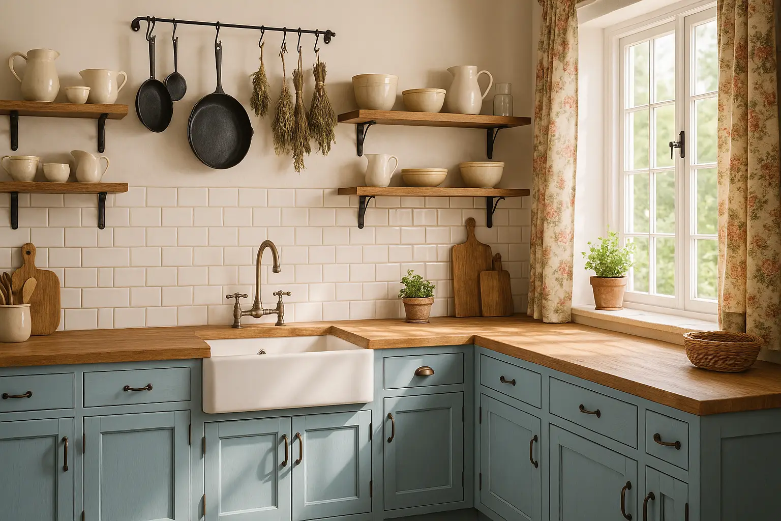 Blaue Küche: Inspirationen, wie du die Farbe Blau stilvoll in deine Küchenplanung integrierst