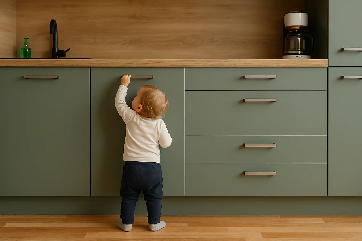 Die Küche kindersicher machen – so schützt du kleine Entdecker vor großen Gefahren